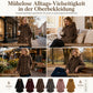 📢🎉50%Rabatt!!!🛍️✨Damen Winter Einfarbiger asymmetrischer Knopf Plüsch Fleece Mantel