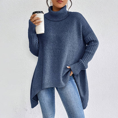 📢🎉50%Rabatt!!!🛍️✨Damen Mode einfarbiger Rollkragenpullover