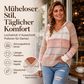 📢🎉50%Rabatt!!!🛍️✨Damen Kapuzen-Strickpullover mit Color-Block-Design und Lochstrick