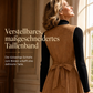 📢🎉50%Rabatt!!!🛍️✨Klassisches Trägerkleid aus Wildledimitat mit V-Ausschnitt und Knopfleiste vorne
