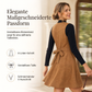 📢🎉50%Rabatt!!!🛍️✨Klassisches Trägerkleid aus Wildledimitat mit V-Ausschnitt und Knopfleiste vorne