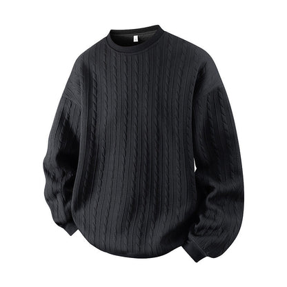 📢🎉50%Rabatt!!!🛍️✨Herren Kabelstrick Rundhalspullover