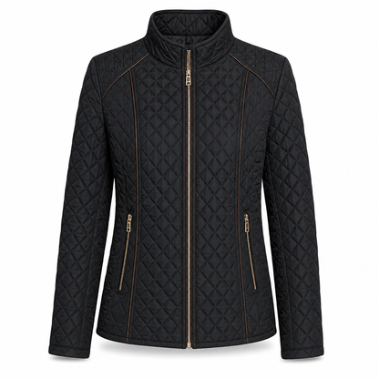 📢🎉50%Rabatt!!!🛍️✨Leichte gesteppte Damenjacke mit Reißverschluss und Stehkragen für Frühling und Winter