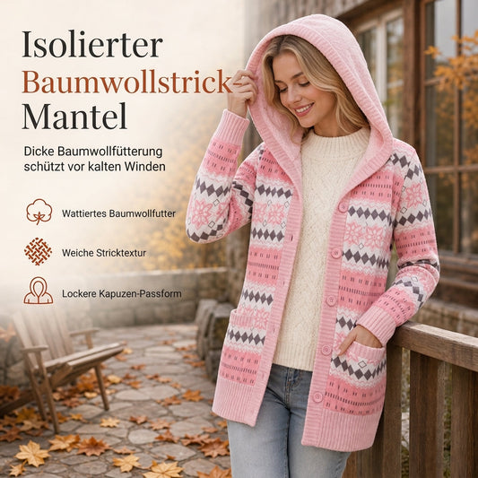 📢🎉50%Rabatt!!!🛍️✨Damen mittel-langer Hoodie mit Kapuze, Baumwollfutter