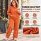📢🎉50%Rabatt!!!🛍️✨Freizeit-Lockeres 2-Teiligem Loungewear-Set für Damen