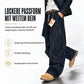 📢🎉50%Rabatt!!!🛍️✨Herren Jeans im amerikanischen Vintage-Stil, ausgestellte weite Beine, dekonstruierte ungewaschene Denim-Hosen mit Knopfverschluss
