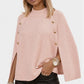 📢🎉50%Rabatt!!!🛍️✨Damen Strickumhang-Poncho mit Knopfleiste