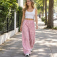📢🎉50%Rabatt!!!🛍️✨Damen lässige Leopardenmuster weite Bein Jogginghose