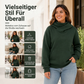 📢🎉50%Rabatt!!!🛍️✨Damen Lässiger Kapuzenpullover mit Schalkragen