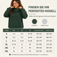 📢🎉50%Rabatt!!!🛍️✨Damen Lässiger Kapuzenpullover mit Schalkragen