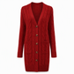 📢🎉50%Rabatt!!!🛍️✨Langer, einreihiger gestrickter Damen-Cardigan – legere Oberbekleidung für Herbst und Winter