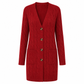 📢🎉50%Rabatt!!!🛍️✨Langer, einreihiger gestrickter Damen-Cardigan – legere Oberbekleidung für Herbst und Winter