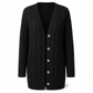 📢🎉50%Rabatt!!!🛍️✨Langer, einreihiger gestrickter Damen-Cardigan – legere Oberbekleidung für Herbst und Winter