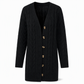 📢🎉50%Rabatt!!!🛍️✨Langer, einreihiger gestrickter Damen-Cardigan – legere Oberbekleidung für Herbst und Winter