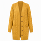 📢🎉50%Rabatt!!!🛍️✨Langer, einreihiger gestrickter Damen-Cardigan – legere Oberbekleidung für Herbst und Winter