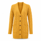 📢🎉50%Rabatt!!!🛍️✨Langer, einreihiger gestrickter Damen-Cardigan – legere Oberbekleidung für Herbst und Winter