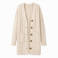 📢🎉50%Rabatt!!!🛍️✨Langer, einreihiger gestrickter Damen-Cardigan – legere Oberbekleidung für Herbst und Winter
