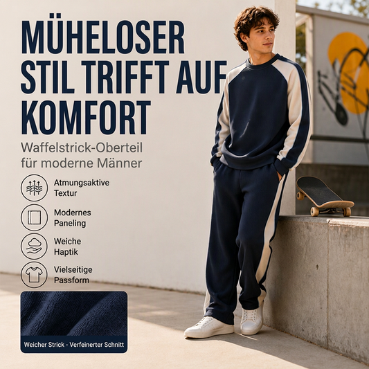 📢🎉50%Rabatt!!!🛍️✨Herren Sweatshirt mit Farbblock-Design und lockerer Passform