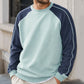 📢🎉50%Rabatt!!!🛍️✨Herren Sweatshirt mit Farbblock-Design und lockerer Passform