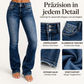 📢🎉50%Rabatt!!!🛍️✨Damen Bootcut-Jeans mit Doppelknopf und hohem Bund