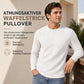 📢🎉50%Rabatt!!!🛍️✨Freizeit-Sweatshirt für Herren, schmal geschnitten, Rundhalsausschnitt, langärmelig