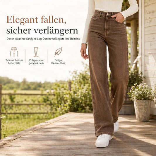 📢🎉50%Rabatt!!!🛍️✨Damen Jeans mit lockerem Schnitt und geradem Bein