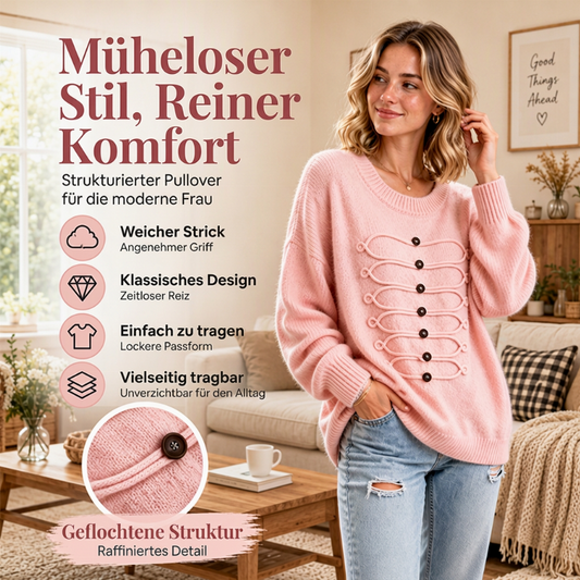 📢🎉50%Rabatt!!!🛍️✨Damen eleganter Rundstrickzopf Pullover