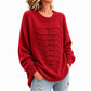 📢🎉50%Rabatt!!!🛍️✨Damen eleganter Rundstrickzopf Pullover