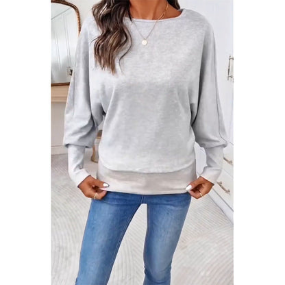 📢🎉50%Rabatt!!!🛍️✨Damen Freizeit Pullover mit Fledermausärmeln
