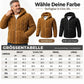📢🎉50%Rabatt!!!🛍️✨ Heravziehbare Herren-Sherpa-Kapuzenjacke mit Strukturmuster und Reißverschluss