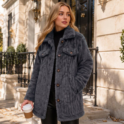 📢🎉50%Rabatt!!!🛍️✨Warme Winterjacke für Damen in mittellanger Länge