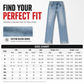 📢🎉50%Rabatt!!!🛍️✨Damen Jeans mit hohem Bund, ausgefranst und Wide-Leg