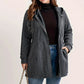 📢🎉50%Rabatt!!!🛍️✨Jacke mit Kapuze in lockerer Passform und strukturiertem Gewebe