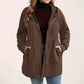 📢🎉50%Rabatt!!!🛍️✨Jacke mit Kapuze in lockerer Passform und strukturiertem Gewebe