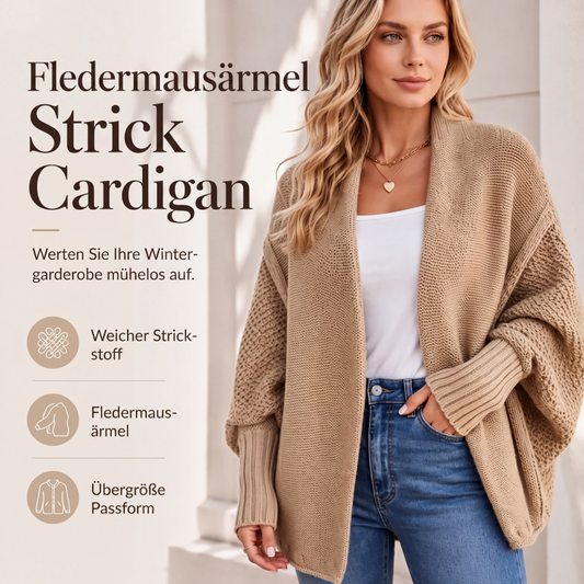 📢🎉50%Rabatt!!!🛍️✨Dicker Strick-Cardigan für Damen mit Fledermausärmeln