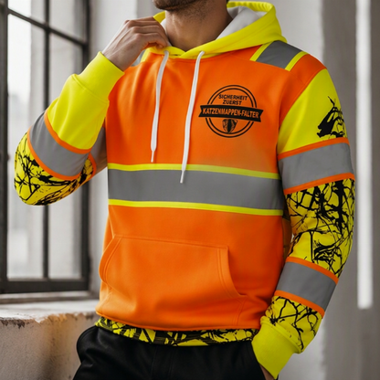 📢🎉50%Rabatt!!!🛍️✨Herren Hochsichtbarer Reflektierender Kapuzenpullover