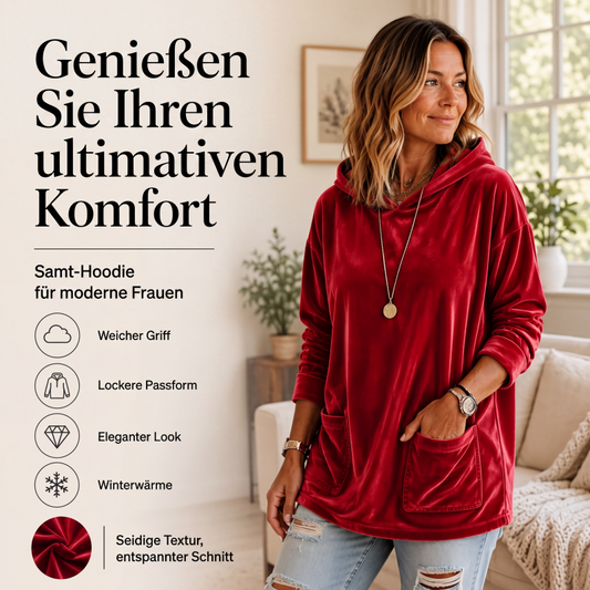 📢🎉50%Rabatt!!!🛍️✨Samt-Kapuzenpullover für Damen