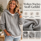 📢🎉50%Rabatt!!!🛍️✨Damen Freizeit Oversize Kapuzenpullover mit Kordelzug