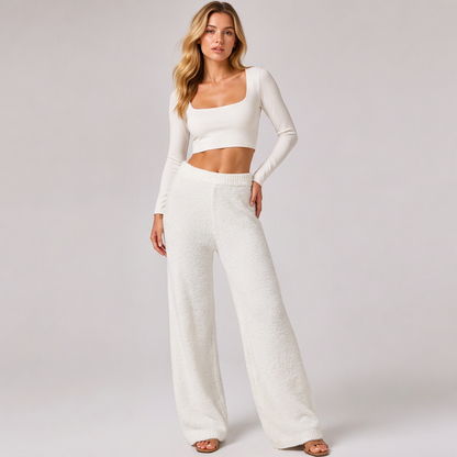 📢🎉50%Rabatt!!!🛍️✨Bequeme weite Damenhose aus weichem Stoff