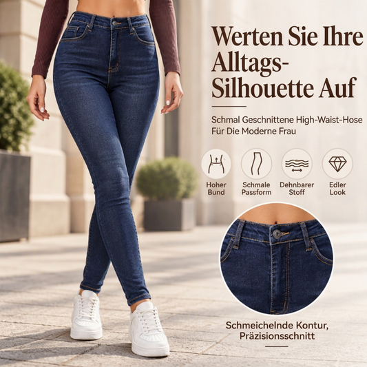 📢🎉50%Rabatt!!!🛍️✨Damen-Jeans mit hoher Taille, dehnbarer Skinny-Passform