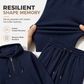 📢🎉50%Rabatt!!!🛍️✨Lässiger 2-teiliger Trainingsanzug für Herren aus Waffelstrick – Kapuzenpullover mit halbem Reißverschluss und Hose mit geradem Bein