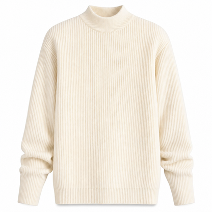 📢🎉50%Rabatt!!!🛍️✨Einfarbiger Herren-Strickpullover mit Stehkragen