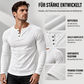 📢🎉50%Rabatt!!!🛍️✨Lässiges, schmal geschnittenes Herren-Henley-T-Shirt mit Rippstrick