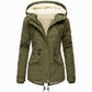 📢🎉50%Rabatt!!!🛍️✨Winterliche wattierte Damenjacke mit Kapuze und Fleecefutter
