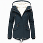 📢🎉50%Rabatt!!!🛍️✨Winterliche wattierte Damenjacke mit Kapuze und Fleecefutter