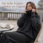 📢🎉50%Rabatt!!!🛍️✨Zweiteiliges Damen-Set aus lockerer Rollkragenpullover und Strickhose - Locker, dick, warm für Herbst und Winter