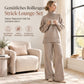 📢🎉50%Rabatt!!!🛍️✨Zweiteiliges Damen-Set aus lockerer Rollkragenpullover und Strickhose - Locker, dick, warm für Herbst und Winter