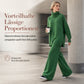 📢🎉50%Rabatt!!!🛍️✨Zweiteiliges Damen-Set aus lockerer Rollkragenpullover und Strickhose - Locker, dick, warm für Herbst und Winter