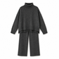 📢🎉50%Rabatt!!!🛍️✨Zweiteiliges Damen-Set aus lockerer Rollkragenpullover und Strickhose - Locker, dick, warm für Herbst und Winter