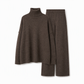 📢🎉50%Rabatt!!!🛍️✨Zweiteiliges Damen-Set aus lockerer Rollkragenpullover und Strickhose - Locker, dick, warm für Herbst und Winter